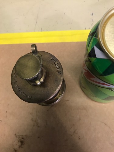 Antique Brass Oiler Powell Lubricator Hit Miss Steam Engine