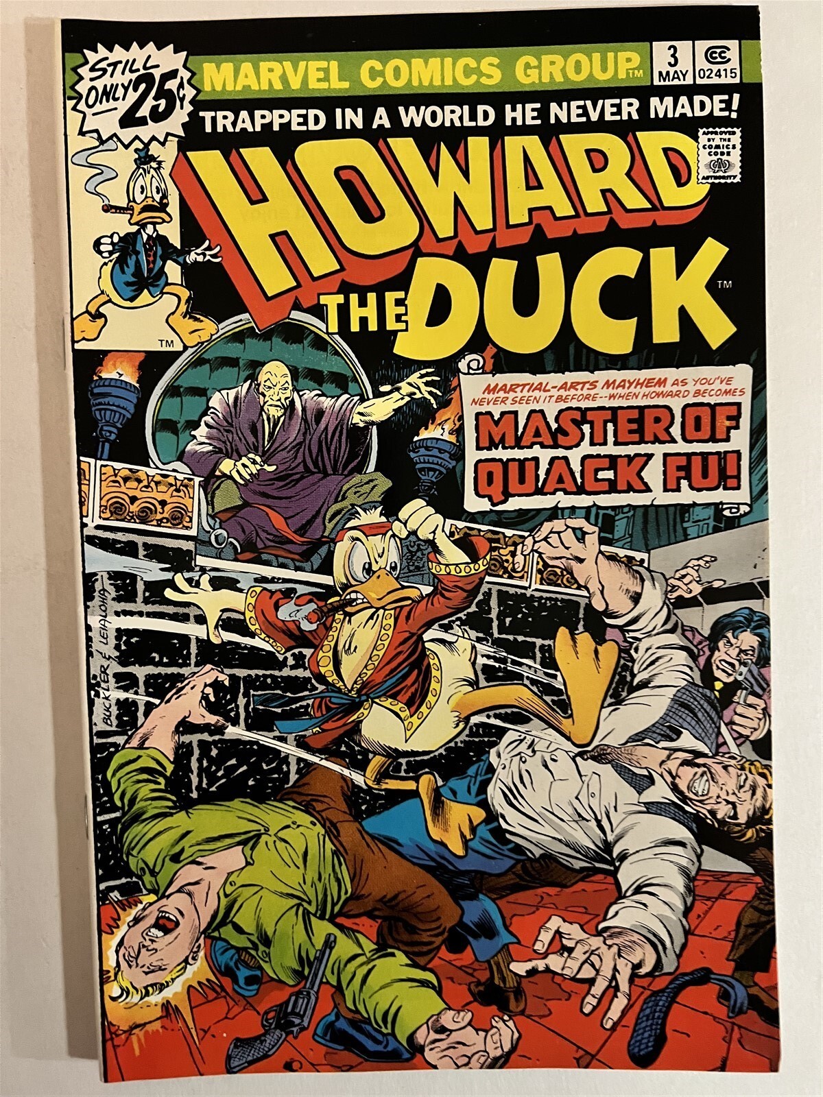 HOWARD THE DUCK #3 MARVEL COMICS BRONZE AGE 1976 HIGH GRADE