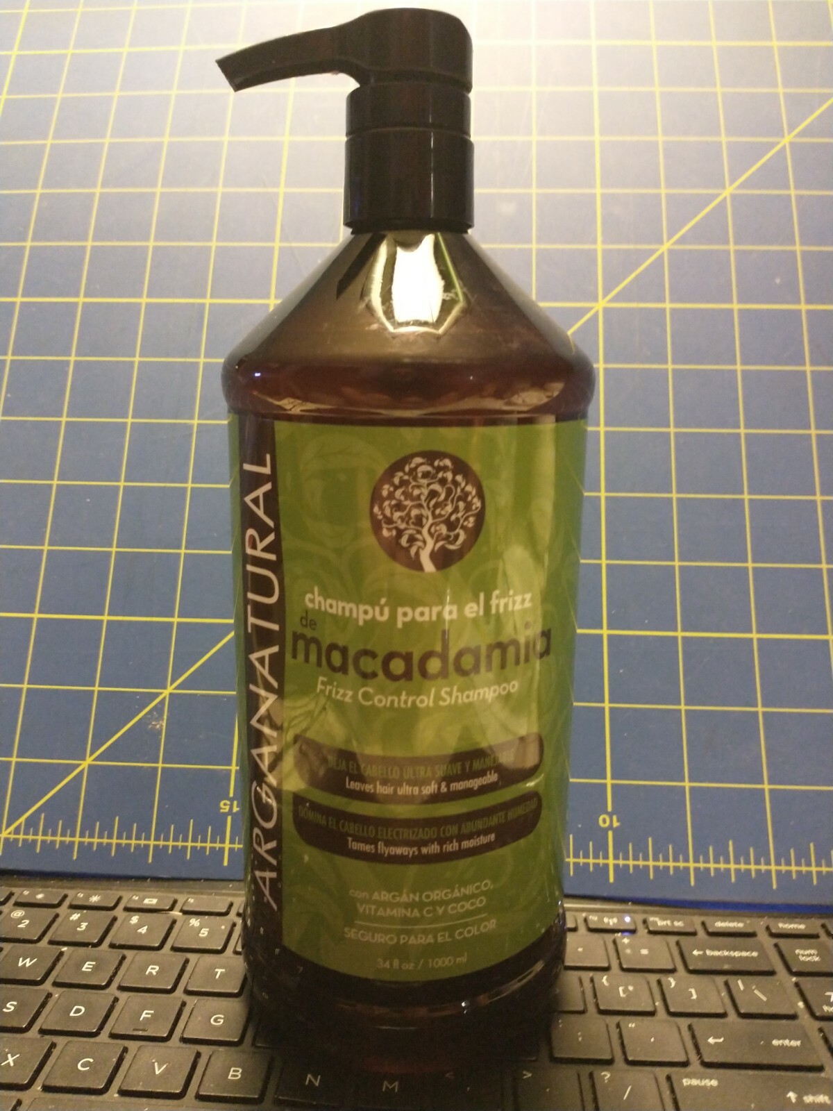 Arganatural de Macadamia Frizz Control ~34 oz~ Hard To Find Item