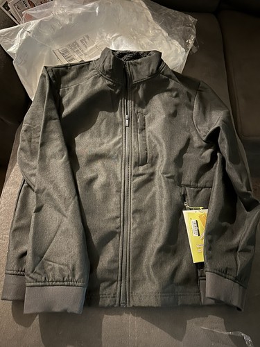 All In Motion Men's Zip-Up Winter Wind-Resistant Softshell