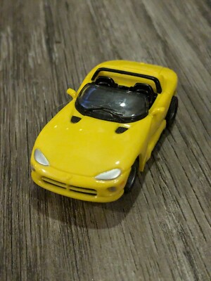 TYCO HO Slot Car 440 Dodge Viper Yellow 