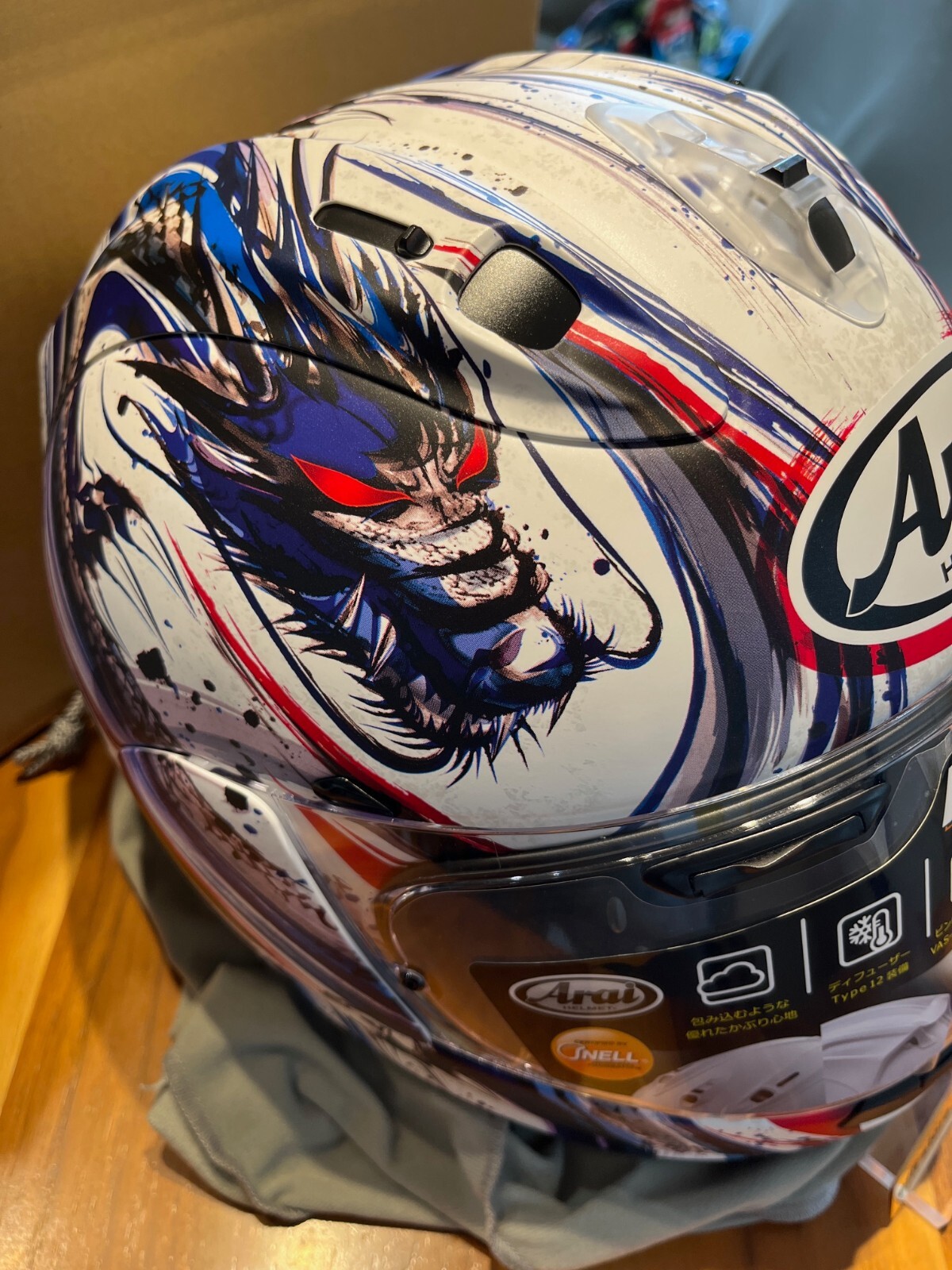 Arai RX-7X キヨナリ·トリコ サイズM カルド インカム付き Arai RX-7X キヨナリ·トリコ サイズM カルド インカム付き Arai RX-7X