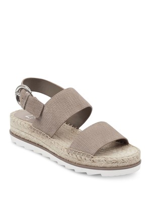 MARC FISHER Женские светло-бежевые кожаные эспадрильи Phebe с 2 носком, 8 м