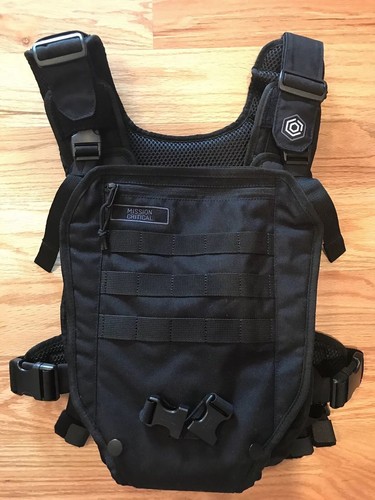 MISSION CRITICAL MILITARY TACTICAL BABY CARRIER AND DAYPACK ZIP BUNDLE (BLACK)