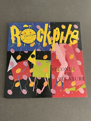 Rockpile - Seconds Of Pleasure 1980 Columbia Gatefold 1st Press 12  Vinyl