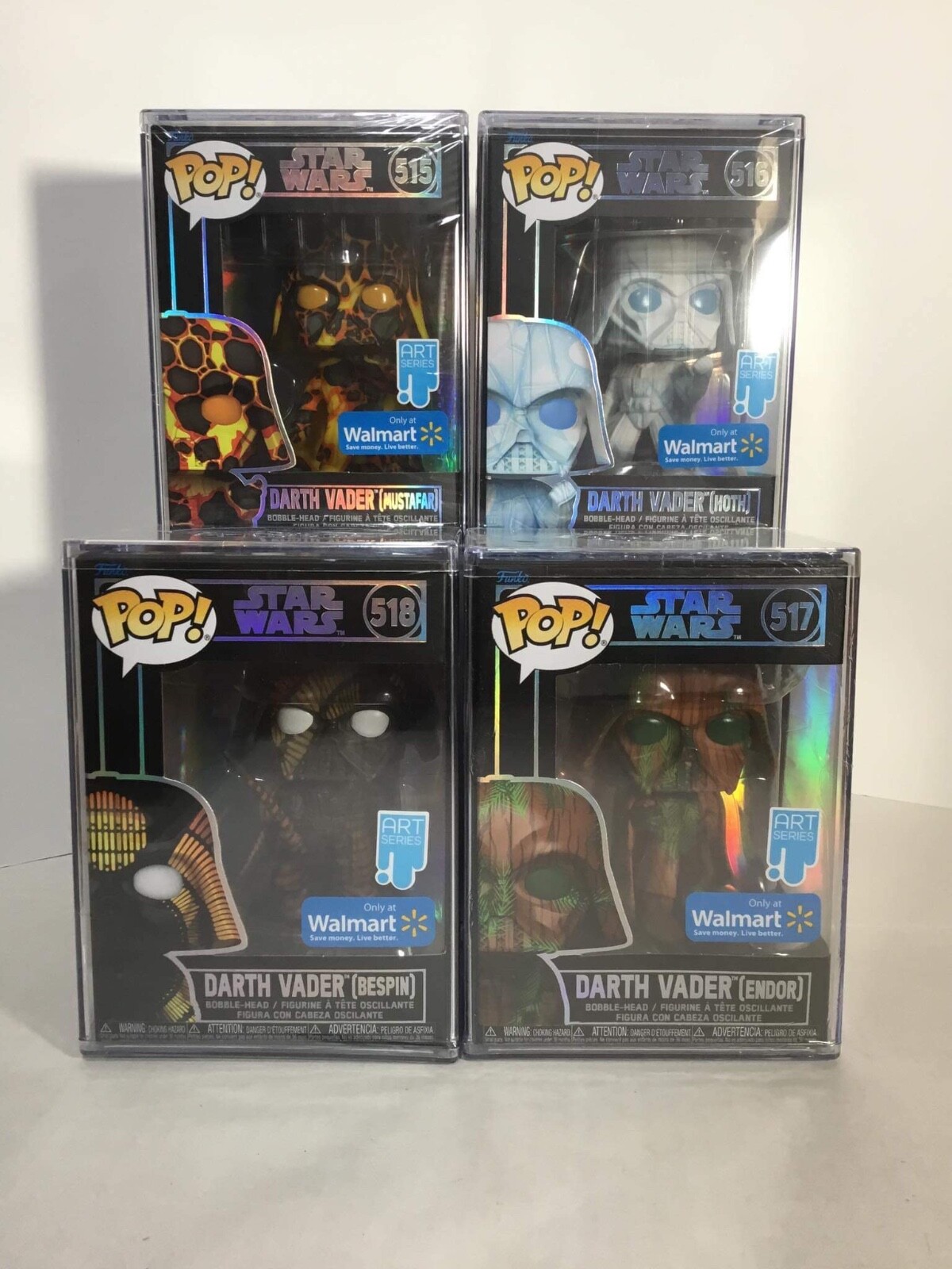 Star Wars Funko Pop! フィギュア4体セット Amazon.com: Star Wars Pack 4 Figurines POP! Movies Vinyl