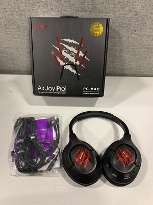 EKSA Air Joy Pro 7.1 Gaming Headset Red & Black Headphones Wired