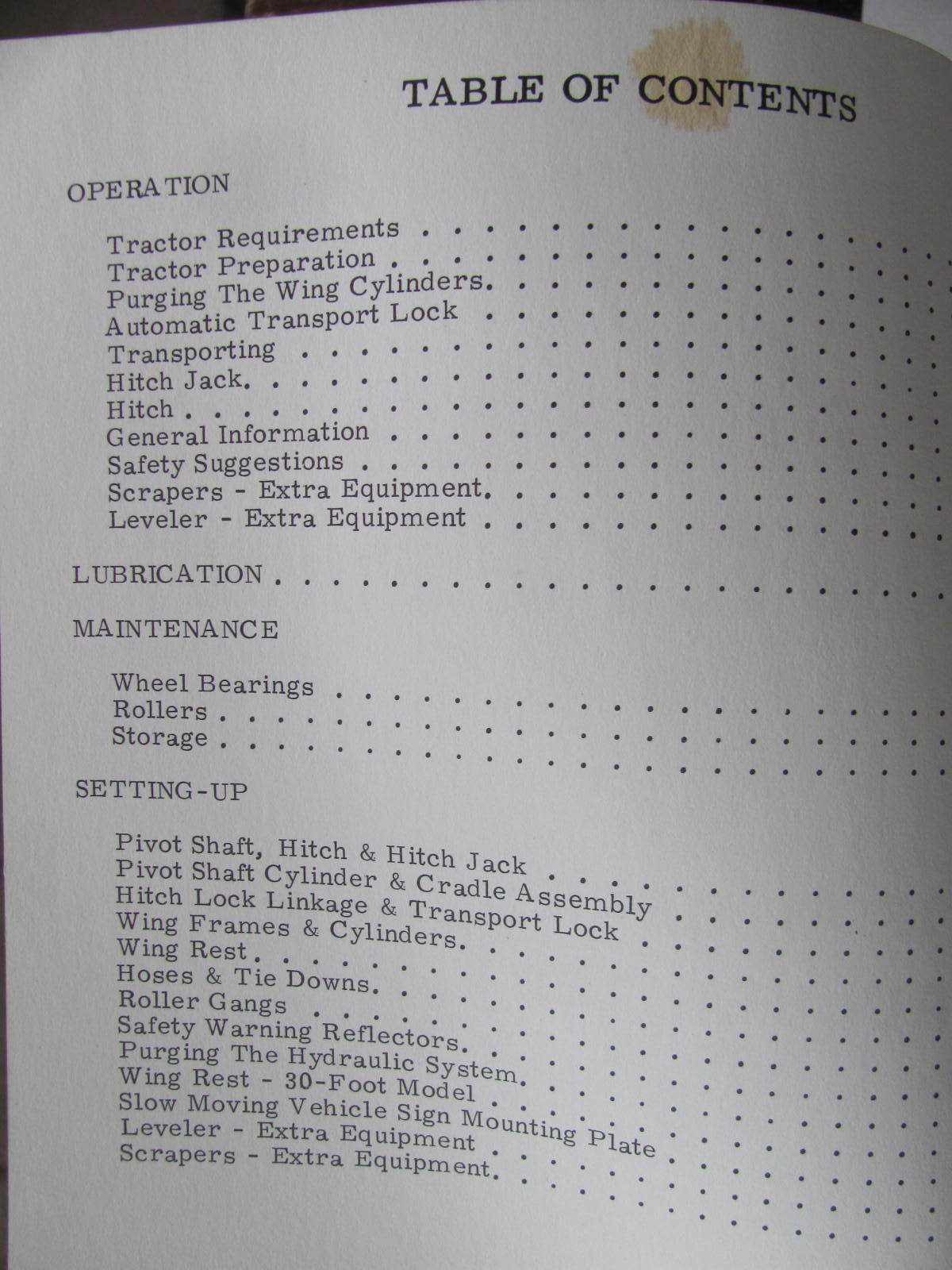 Kewanee Model 1600 Series Pulverizer Owners  Manual