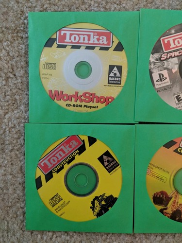 Lot of 8 TONKA HASBRO CD-ROM LOT COMPUTER PlayStation Games