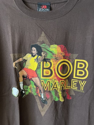 トップス 00s ZION BOB MARLEY NO MORE TROUBLE Tee Zion Rootswear Bob Marley 