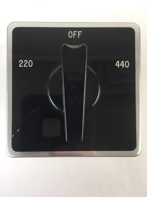 O.E.M. CONTROLS VN406S234 ROTARY SWITCH 220 OFF 440 