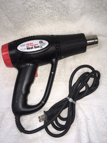 Heat Gun Dual Temperature Drill Master  Brand  1500 Watt Heat Gun