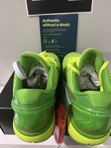 Pre-owned Kobe 6 Protro Grinch Deadstock 2020 - Size 10 - In Green