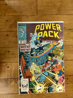 Marvel Power Pack #49 Waste Not Want Not! 