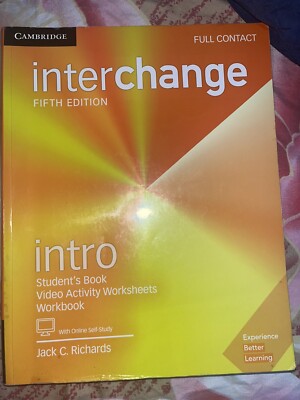 Interchange Intro Full Contact Fifth Edition by Jack C. Richards - UNUSED CODE