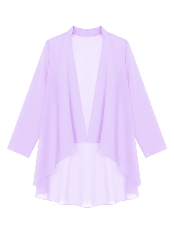 Purple Hanger Damen Bolero Langarm - Bauchfreier Cardigan Aus Baumwolle