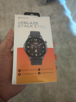 Light Use Zeblaze Btalk 3 PRO 1.43'' AMOLED Display Smart Watch Bluetooth Phone L