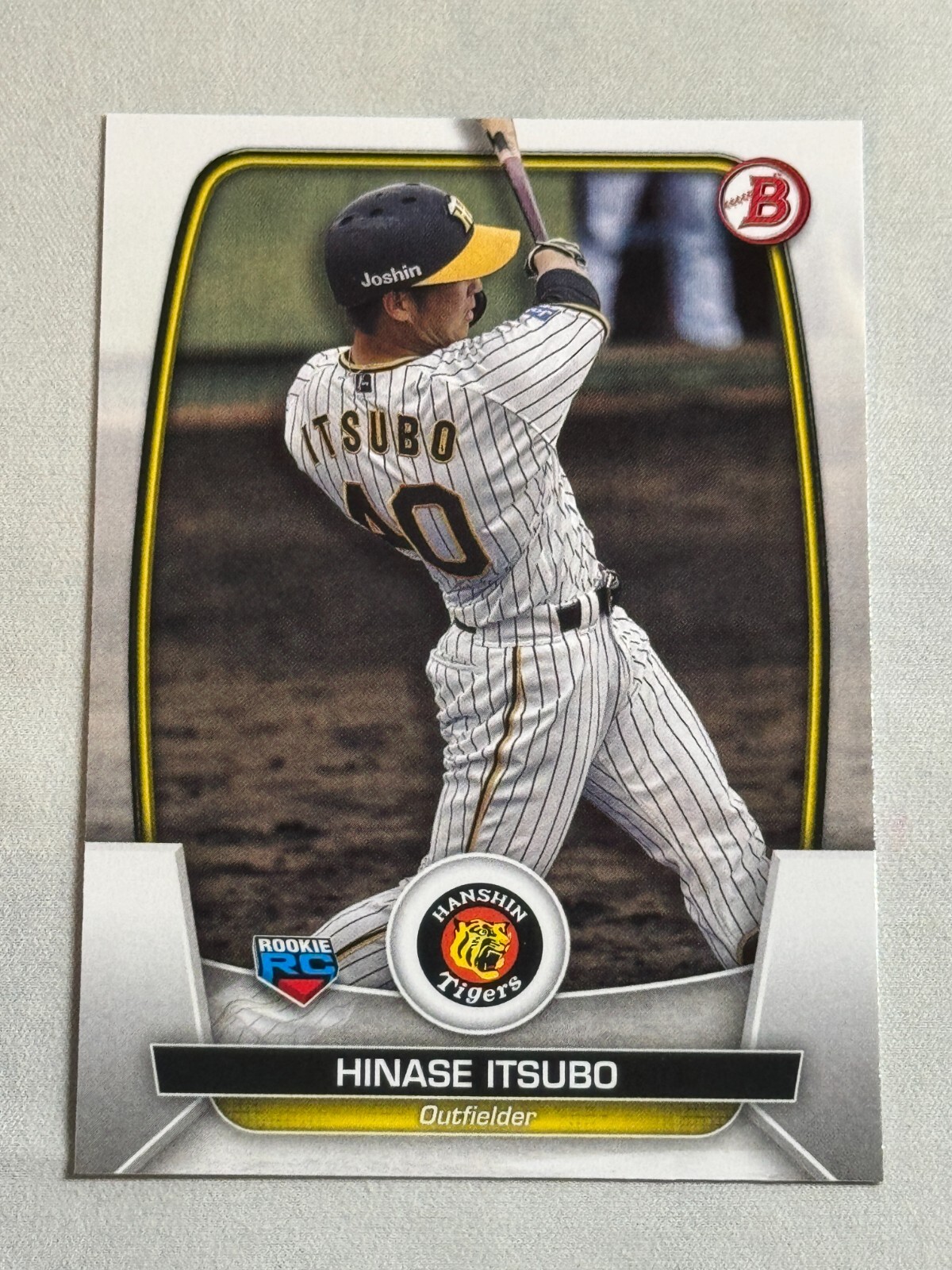 2023 Bowman NPB Hinase Itsubo Rookie RC #119 Hanshin Tigers
