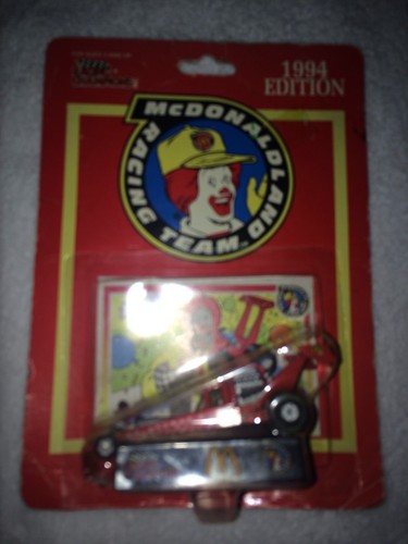 1994 Racing Champions Mc Donald Land Racing Team.die-cast Car,cards Display Stan
