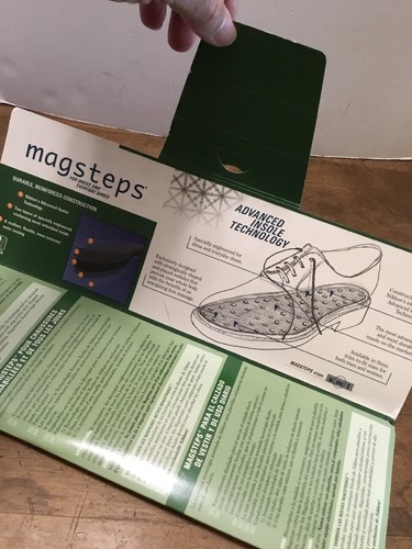 NIKKEN MAGSTEPS MAGNETIC INSOLES #2021 MEDIUM 7-12  NEW IN PACKAGE