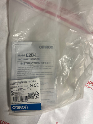 NEW E2B-S08KS02-MC-B1 CYLINDRICAL PROXIMITY INDUCTIVE SENSOR OMRON *