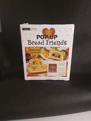 NIB Cobble Creek Pop Up Bread Friends Food Press Shape Cutter