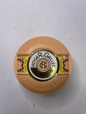 Vintage Roger & Gallet Tea Rose Perfumed Soap 5.3 OZ Paris New