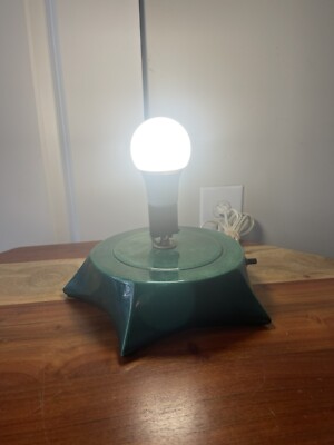 Vintage Star Shape Ceramic Christmas Tree Base - Base Only -  (Green) - Tested