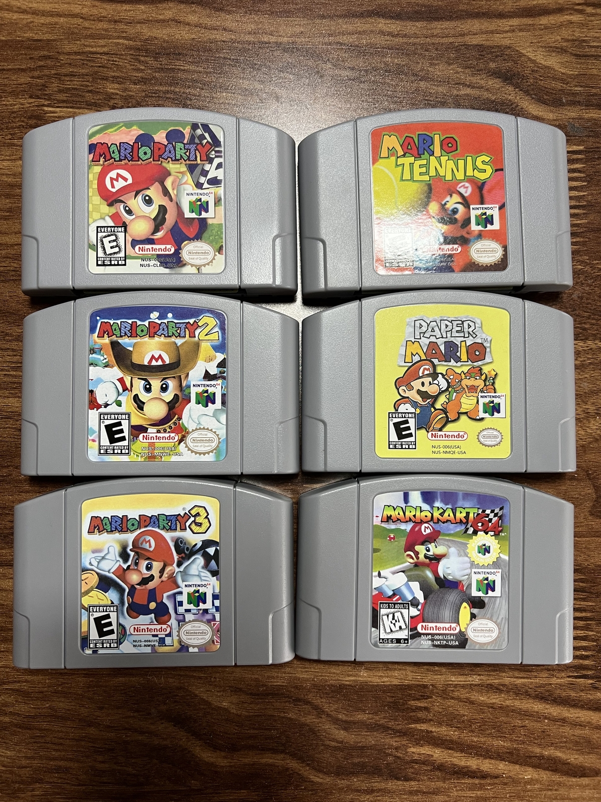 Super Paper Mario kart Smash Bros Party N64 Game For N64 Tes