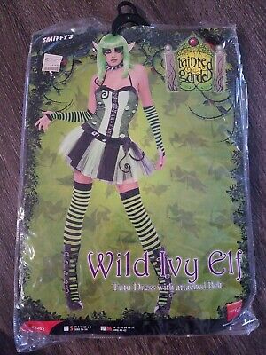 N Adult Smiffys Wild Ivy Elf Halloween Costume Size M