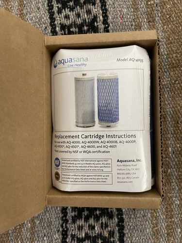 Replacement Cartridges, Model Aq-4035, New In Box