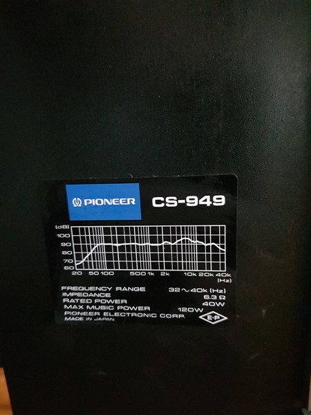 pioneer cs 949 speakers