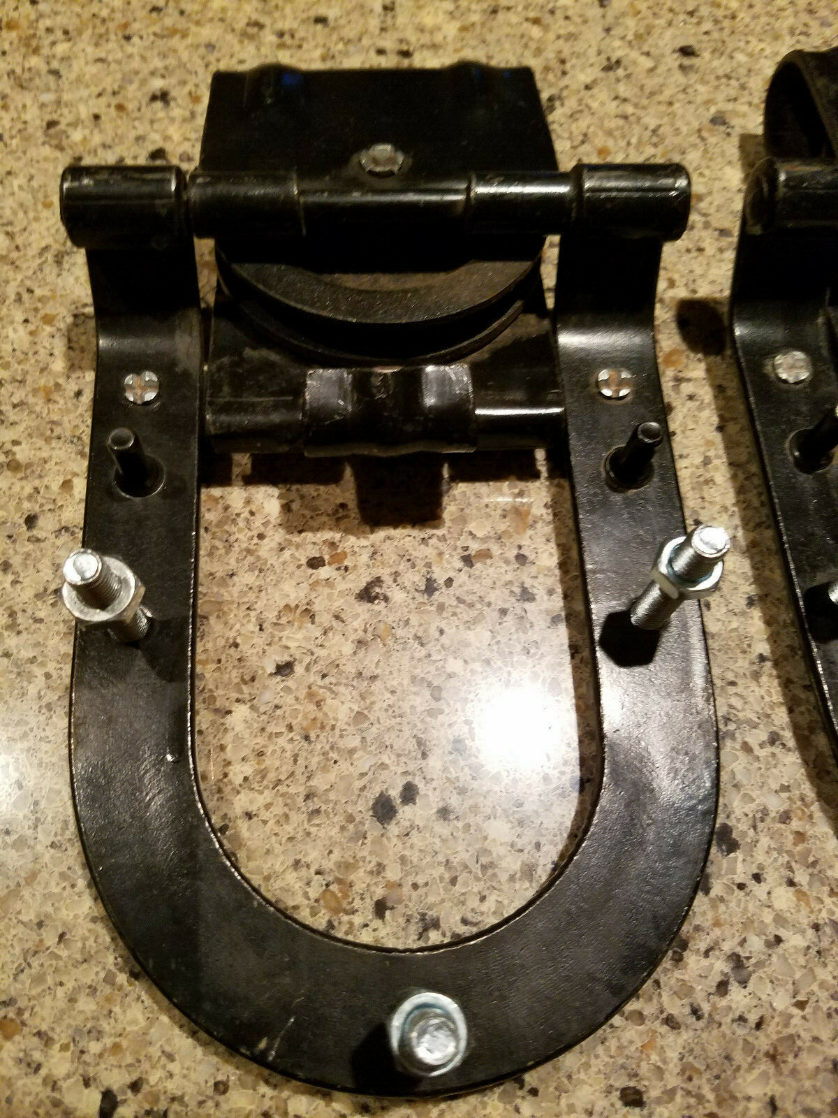 Vintage Barn Door Rollers Flexible Hanger Big 4 National Mfg Co PAIR Hardware