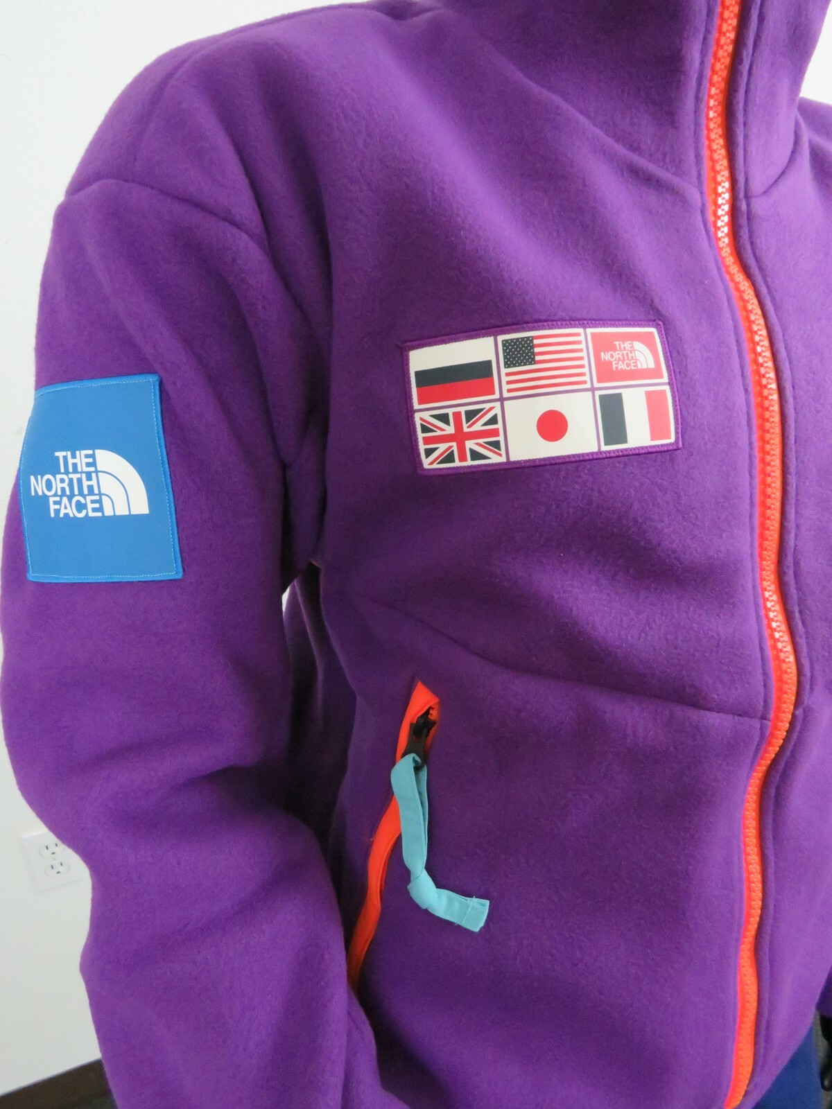 Pre-owned The North Face Mens  Tae Trans-antarctica 1990 Expedition Fleece Jacket - Purple