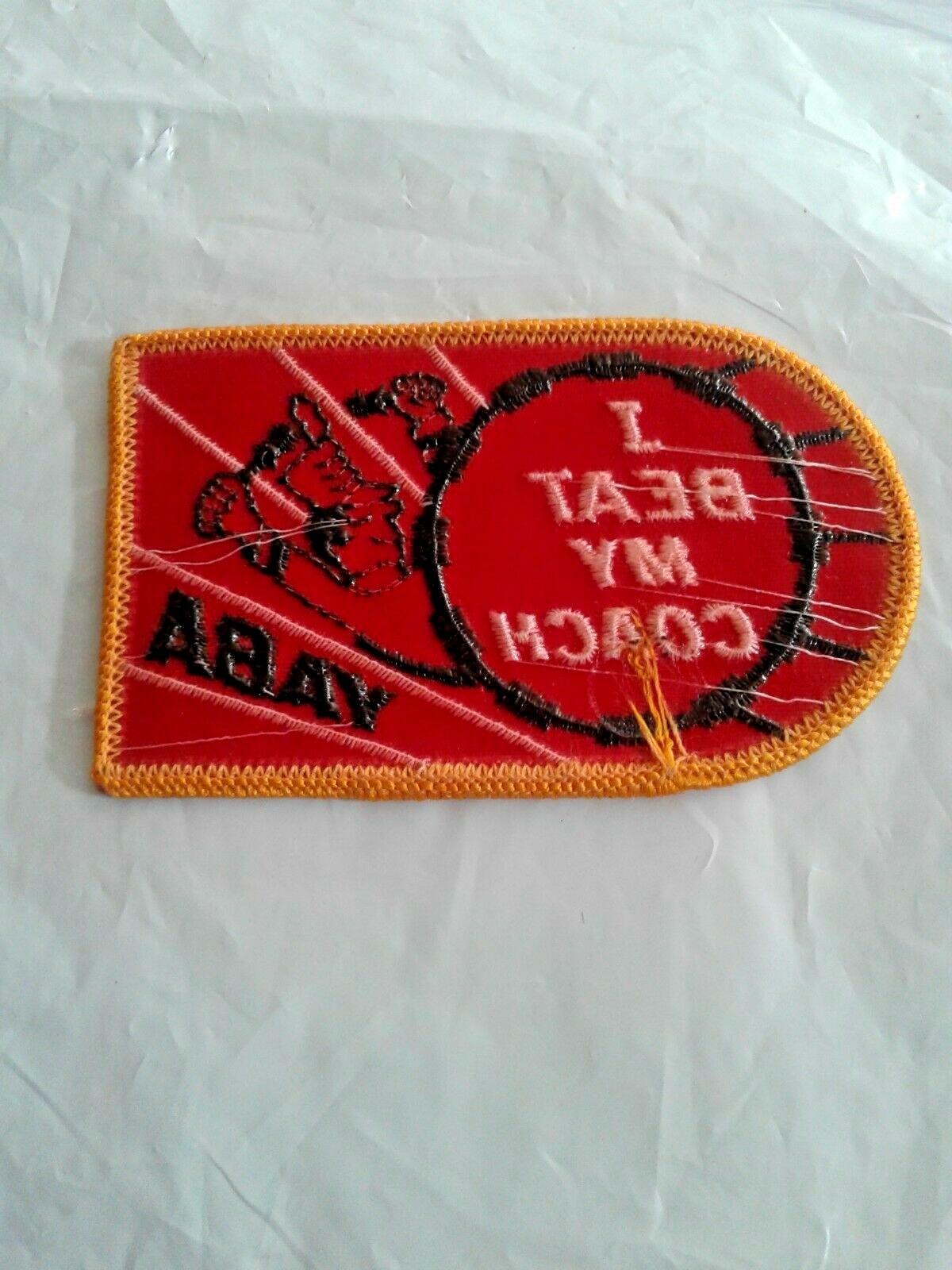 I Beat My Coach Bowling YABA Embroidered Patch
