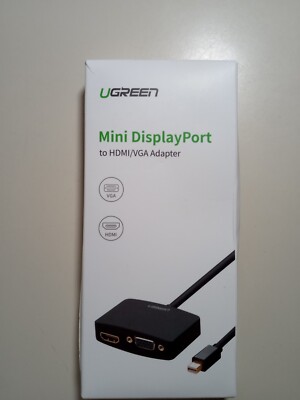 UGREEN Mini Display port To HDMI/VGA Adapter NEW OPEN BOX SEE PHOTOS