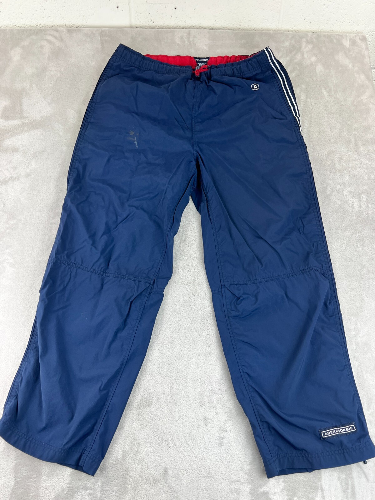 y2k Abercrombie&Fitch トラッカージャケット M ジャージ Abercrombie & Fitch Vintage Y2K Men's XL Red White Blue