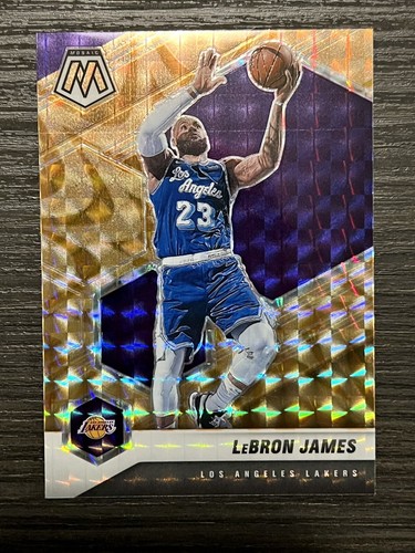 2020-2021 PANINI MOSAIC LeBRON JAMES REACTIVE ORANGE PRIZM