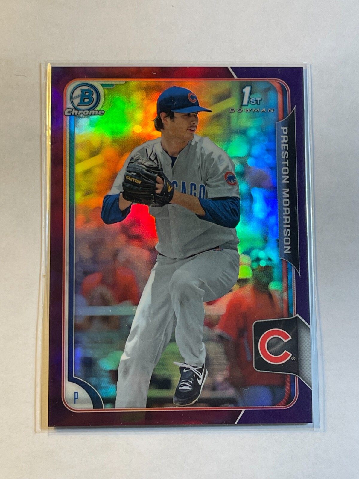 プレストマン Preston Morrison 2015 Bowman Draft Chrome Purple Refractor