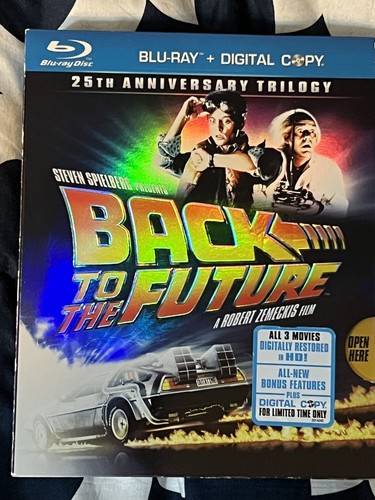 Back To The Future Blu Ray 25th Anniversary Trilogy Box Set With