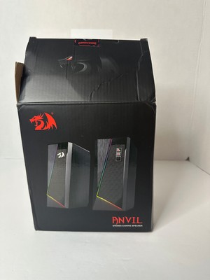 Redragon GS520 Anvil Stereo Gaming Speaker RGB Desktop PC Computer LED Modes