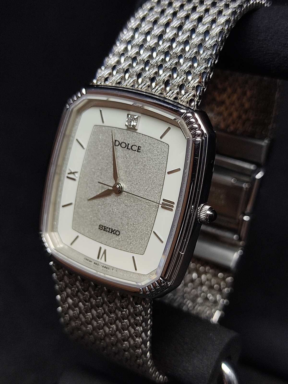 稼働 良品622-4 1円◇稼働◇ セイコー 5E31-5A90 ドルチェ クリーム 