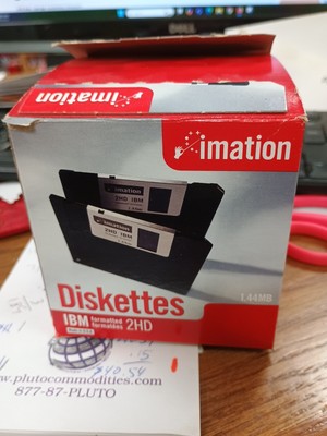 Imation 3.5'' Floppy Disks Diskettes 21 Pack IBM Formatted 1.44MB 2HD