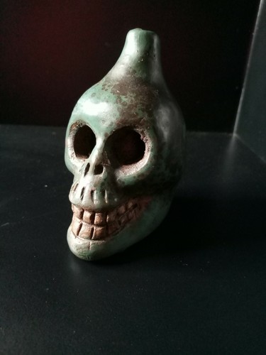 Death Whistle, Loud, Real, Aztec, Maya, Original, Medium Size, Hand Crafted.