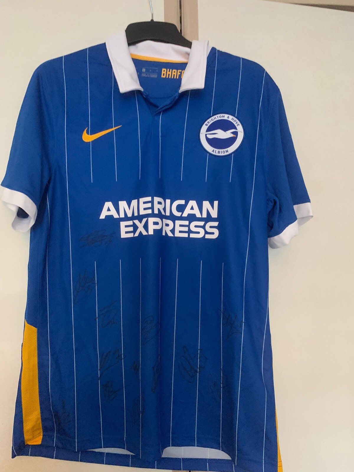 Brighton and Hove Albion squad signed shirt 20-21 | eBay UK