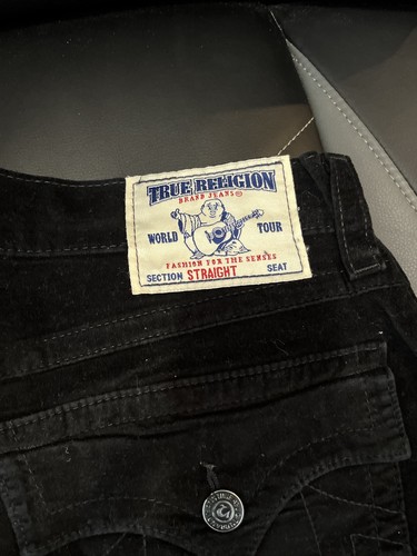 TRUE RELIGION Section Ricky Straight Corduroy Pant SZ 34
