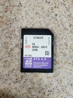 2020-2022 KIA STINGER GPS Navigation SD CARD MAP 96554-J5613