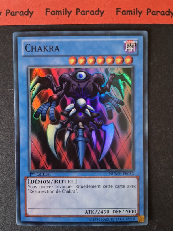 Chakra Numh-Fr052 Carte Yugioh! Super Rare 1Ã¨Re Edition FranÃ§Ais