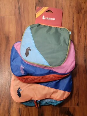 NEW Cotopaxi Cubos Del Dia Packing Cubes - Set of 3 Multicolored 2L, 3L, 10L