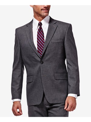 

Мужской серый блейзер HAGGAR Heather